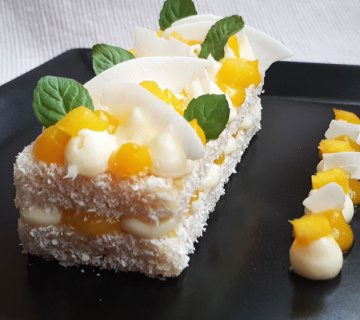 Čupavci s bijelom čokoladom i mangom