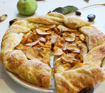 Galette s jabukama i bundevom