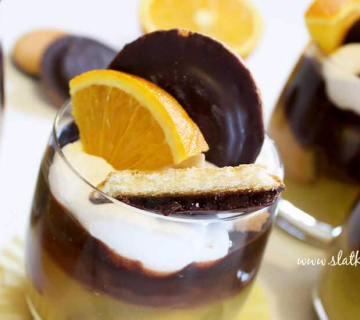 Jaffa desert u čaši
