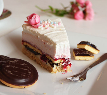Jaffa torta s malinama i bijelom čokoladom