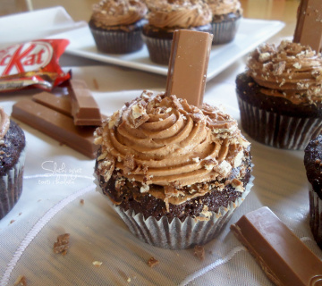 Kit Kat cupcakes