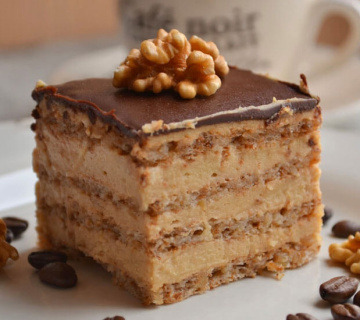 Kremaste orah kocke s kavom