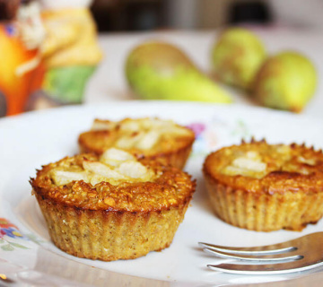Muffini s bundevom i zobenim pahuljicama