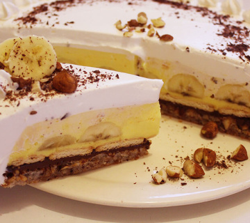 Nutella torta s bananama