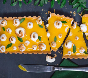 Osvježavajući tart od limuna i meringe