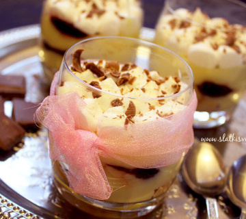 Puding desert s pekmezom