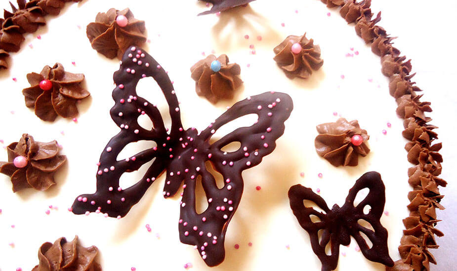 Izrada čokoladnog leptira