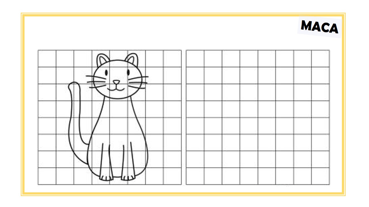 UČIMO CRTATI: Precrtajte životinjske likove uz pomoć mreže
