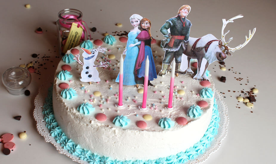 FROZEN: Dekoracija rođendanske torte za djevojčice