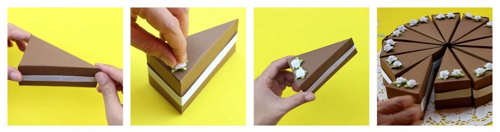 kako napraviti tortu od kartona papira uradi sam video