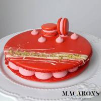 macarons cake jagoda