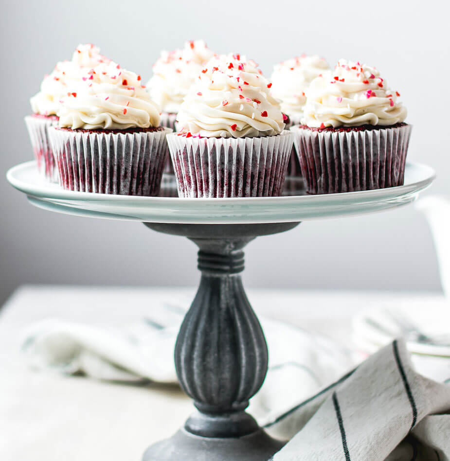 red velvet cupcakes vegan recept aquafaba