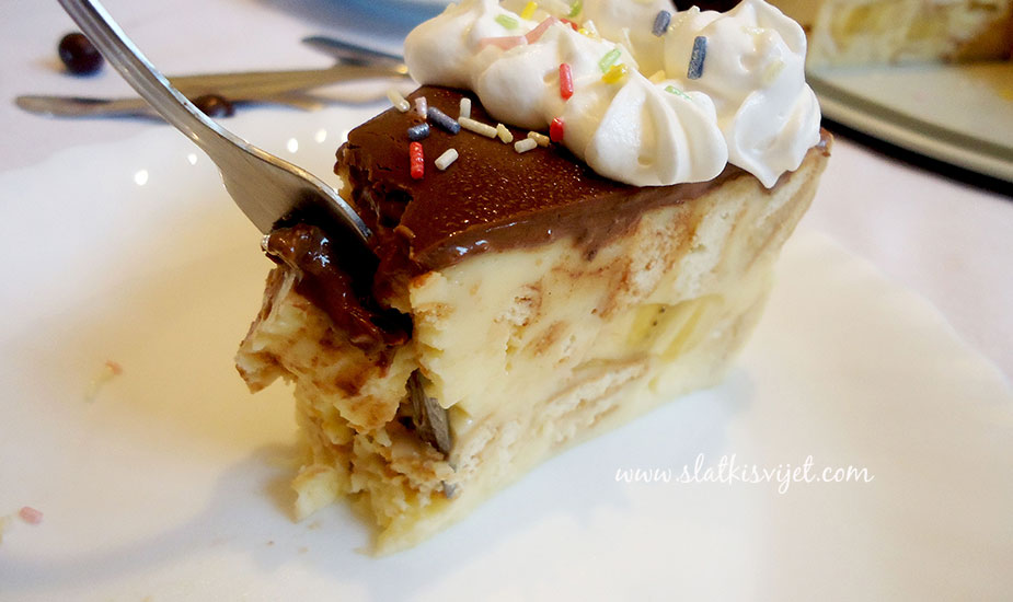 Image for: Banana keks torta bez pečenja