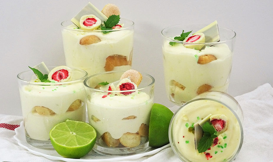 Image for: Mascarpone krema s limetom i piškotama