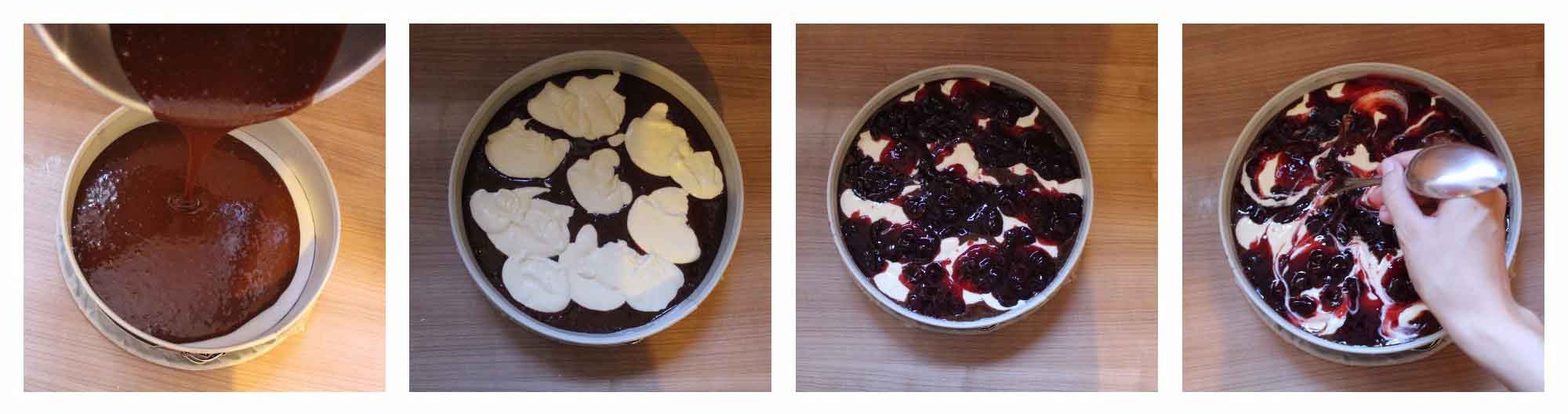 Image for: Brownie Cheesecake torta s trešnjama