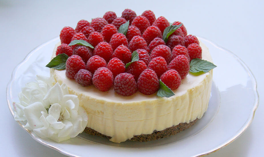 zdravi recepti keto torta mak vanilije maline