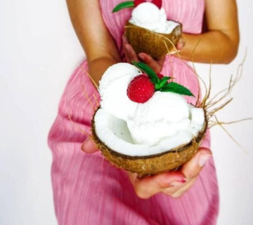 Domaći sladoled od kokosa