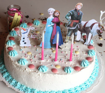 FROZEN: Dekoracija rođendanske torte za djevojčice