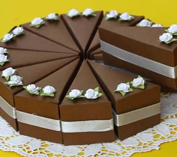 Kako napraviti tortu od kartona ili papira?