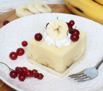 Puding kolač s bananama