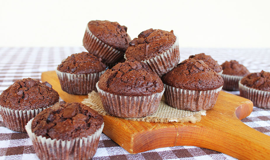 Čokoladni muffini s komadićima čokolade
