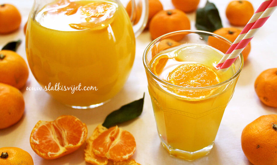 Domaći sok od mandarina