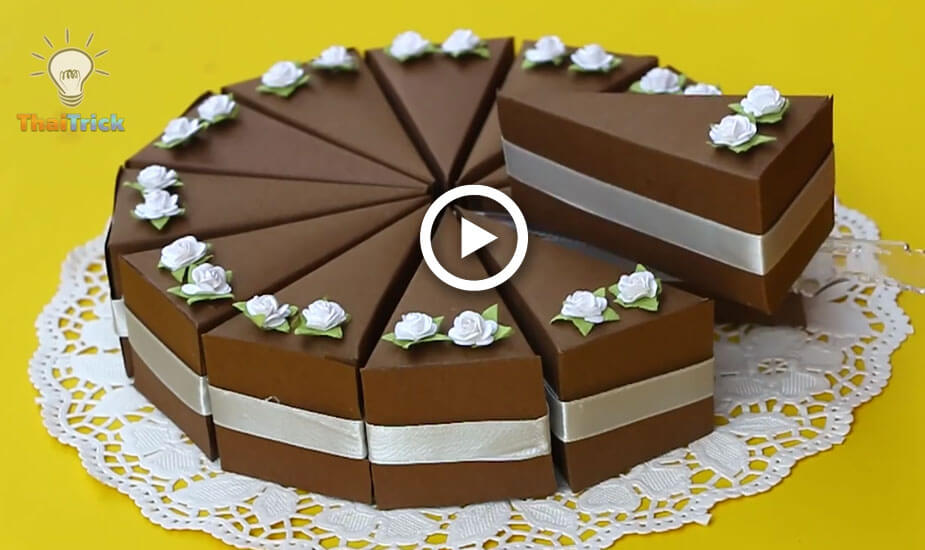 kako napraviti tortu od kartona papira uradi sam video