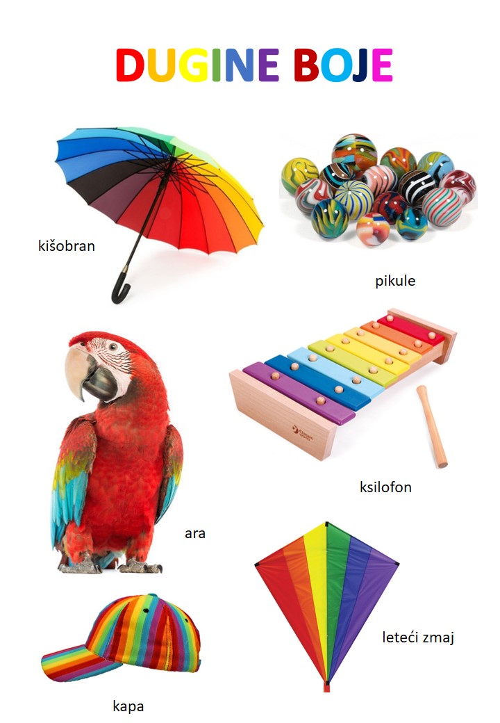 Učimo boje: Radni listovi za printanje