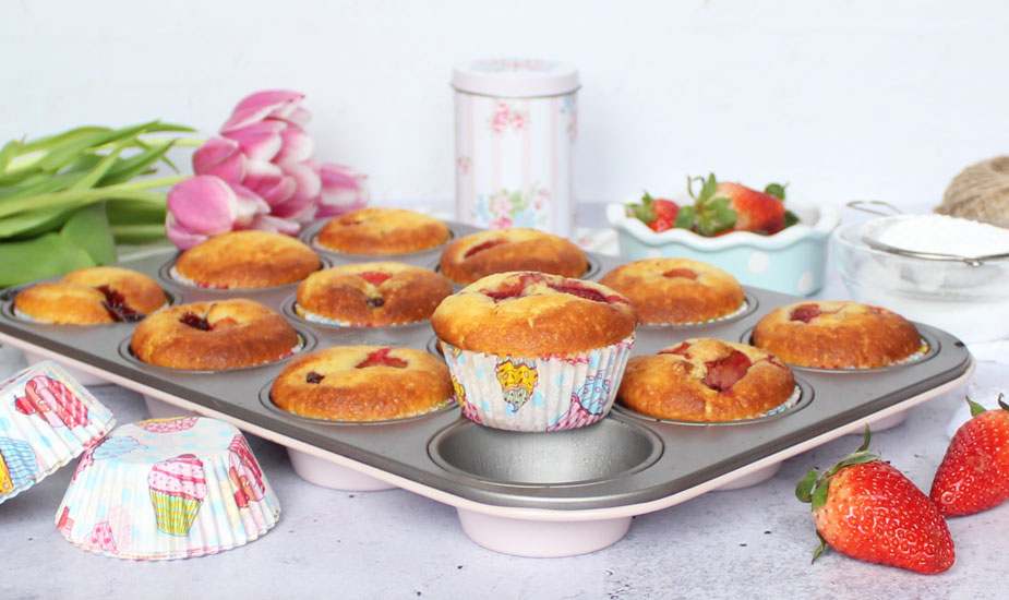 jednostavni muffini s jagodama jednostavan recept 1 3