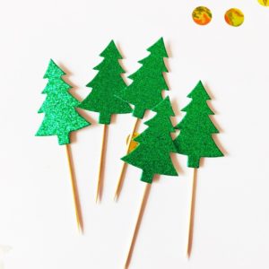 cupcake topper dekoracija ukras sob bozic zlatni slatkisvijet