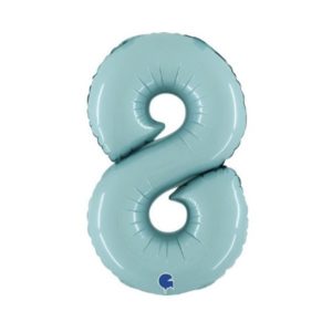 folijski baloni brojevi plavi 36 cm