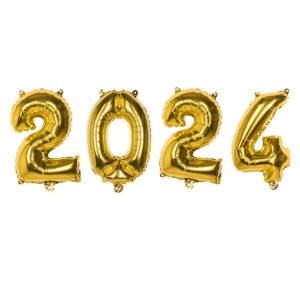 folija baloni nova godina 2024