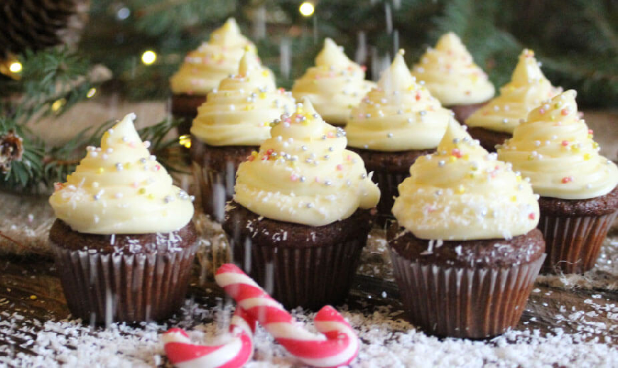 Božićni mini cupcakes