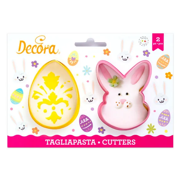Plastični izrezivači za kekse, pisanica i zec