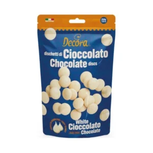 Čokoladni diskovi, bijela čokolada, 250 g