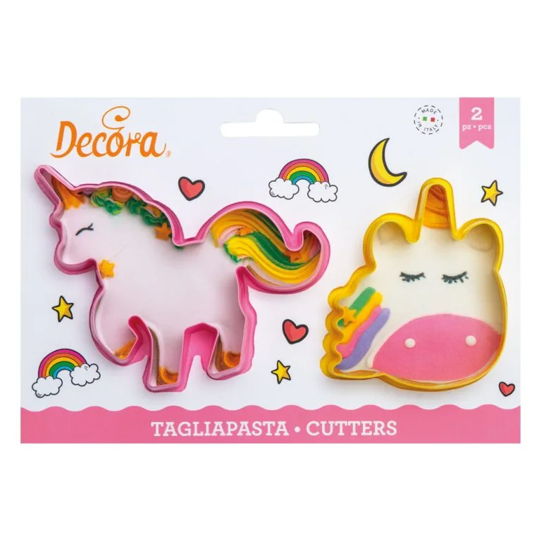 Plastični izrezivači za kekse, jednorog