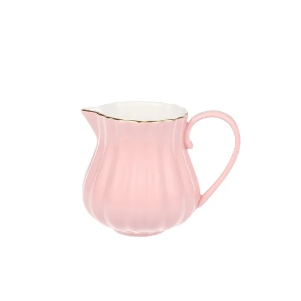 Porculanska posuda za mlijeko, roza, 200 ml