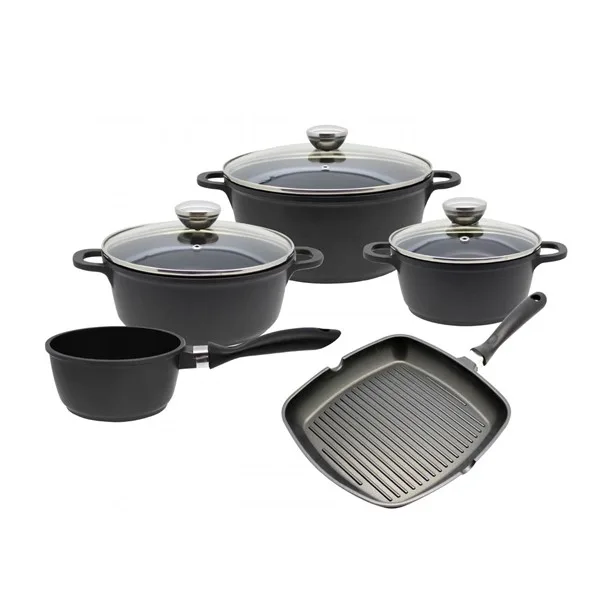 5-djelni set lonaca ELO lijevani aluminij