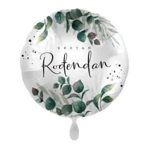 Folijski balon, Sretan rođendan, 43 cm