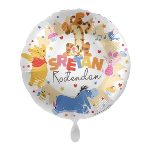 Folijski balon, Sretan rođendan, 43 cm