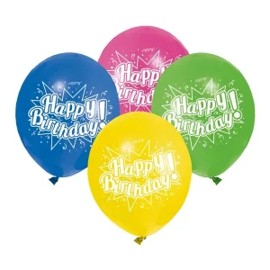 Baloni Happy Birthday, 8 kom