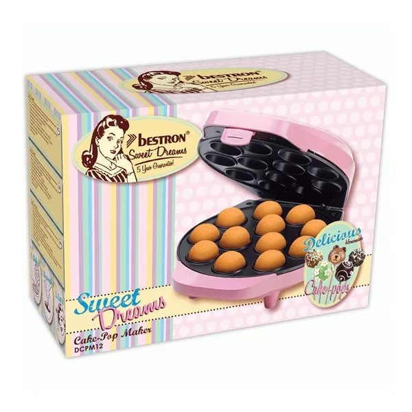 Cake Pop pekač 700 W, roza | Bestron - Slika 4