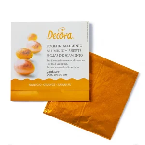Folijski omoti za čokoladne praline, narančasti, 150 kom