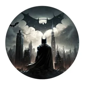 Jestiva pokrivka, okrugla, Batman