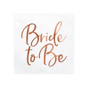 Party salvete Bride to be, 33*33 cm