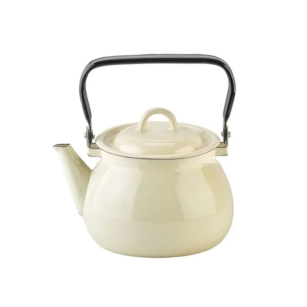 Emajlirani čajnik, bijeli, 2.5 L