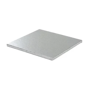 Cake board, četvrtasti, srebrni 30-40 cm - 30x30 cm