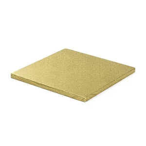 Cake board, četvrtasti, zlatni 30-40 cm