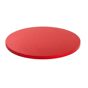 Cake board, okrugli, crveni, 25-40 cm