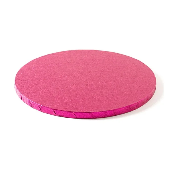 Cake board, okrugli, fuksija, 25-35 cm